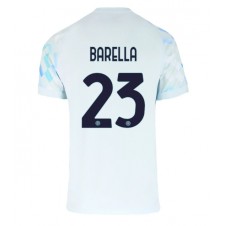 Inter Milan Nicolo Barella #23 Bortatröja 2025-26 Korta ärmar
